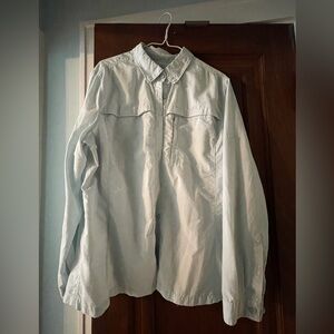 LL Bean sunblock shirt. Light blue. Women’s XL.